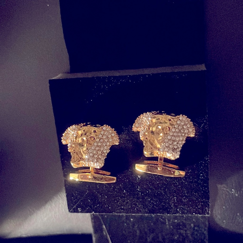 Versace Palazzo dia Crystal Cufflinks